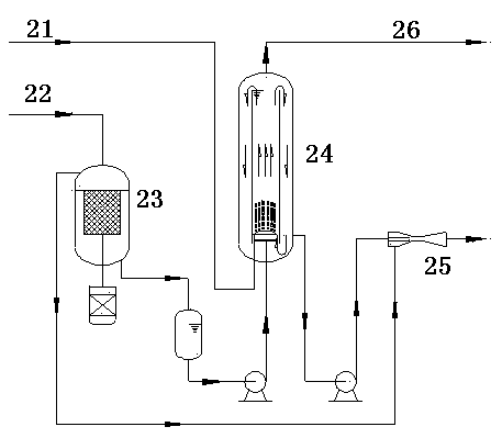 A rotary bed and a recovery method of hydrocarbon-containing exhaust gas