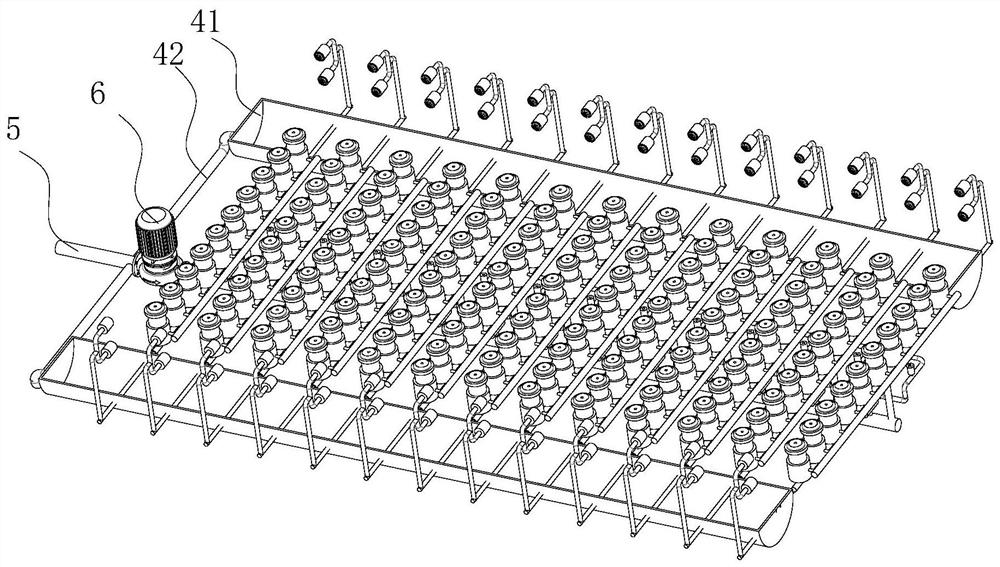 Hoof medicated bath device for animal husbandry veterinarians and use method