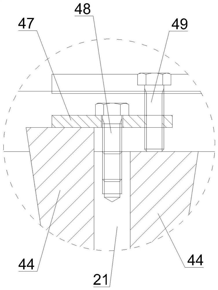 Mounting structure of large-size cross beam on integrated steel and construction method