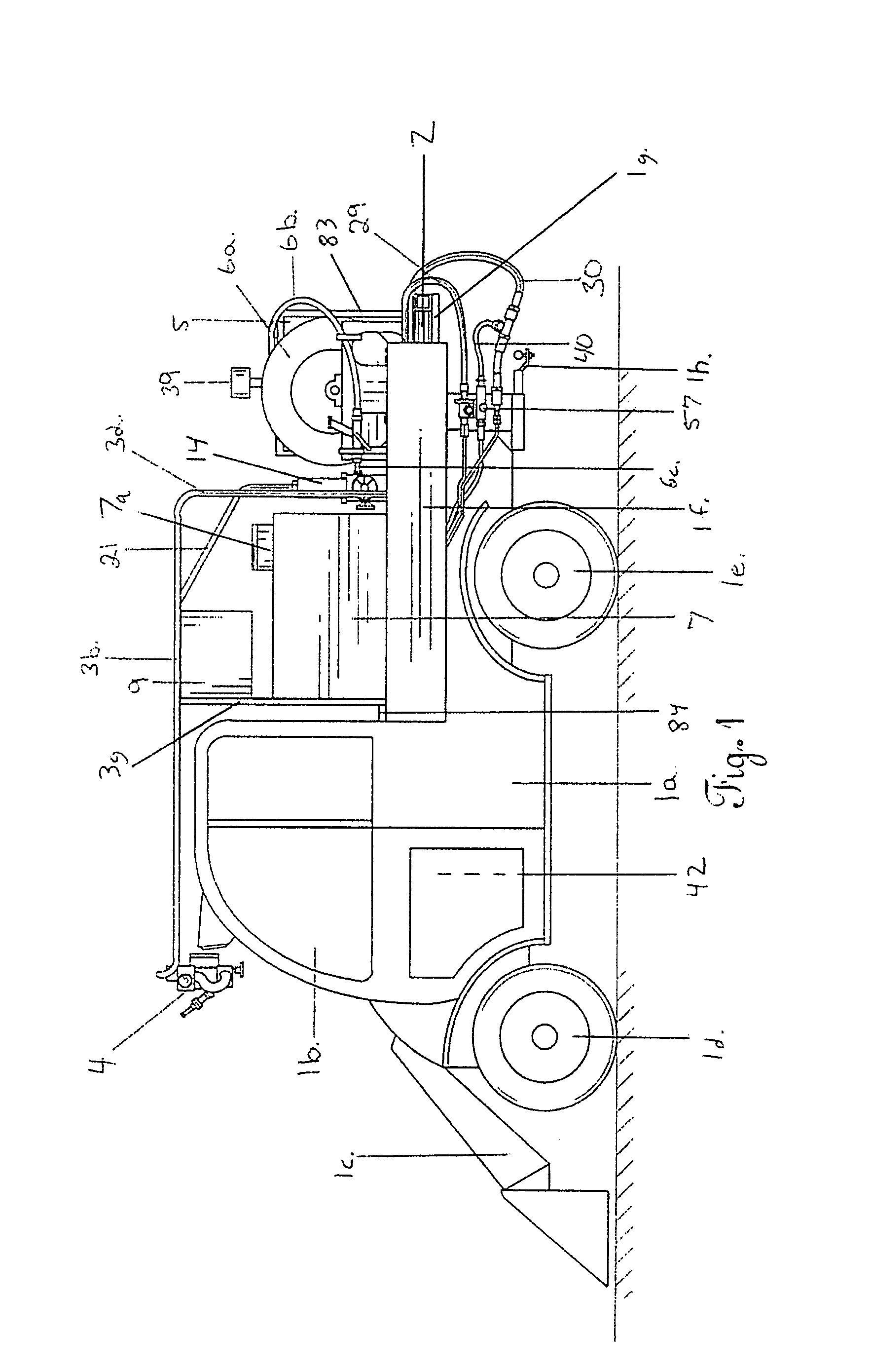 Compact self contained removable firefighting unit