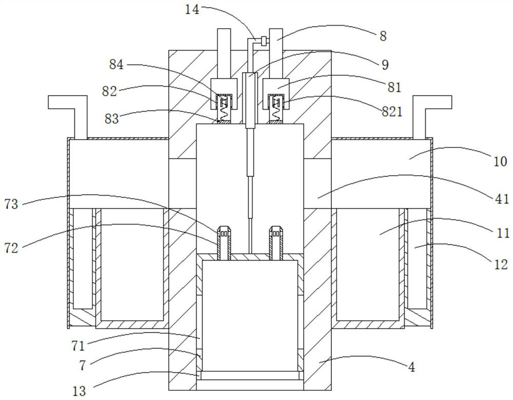 Industrial antimony trioxide production device