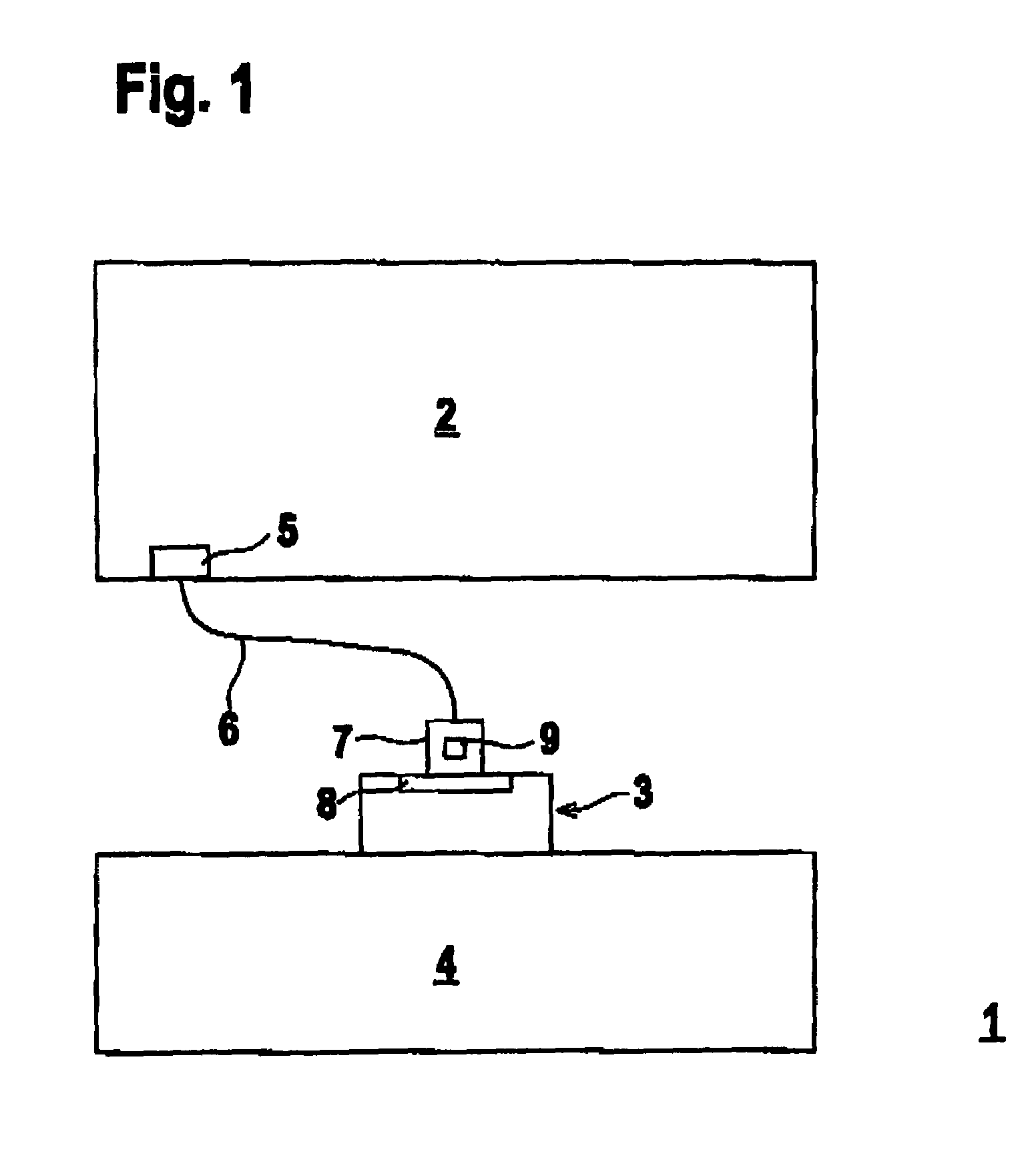 Device for detecting objects in a monitored area