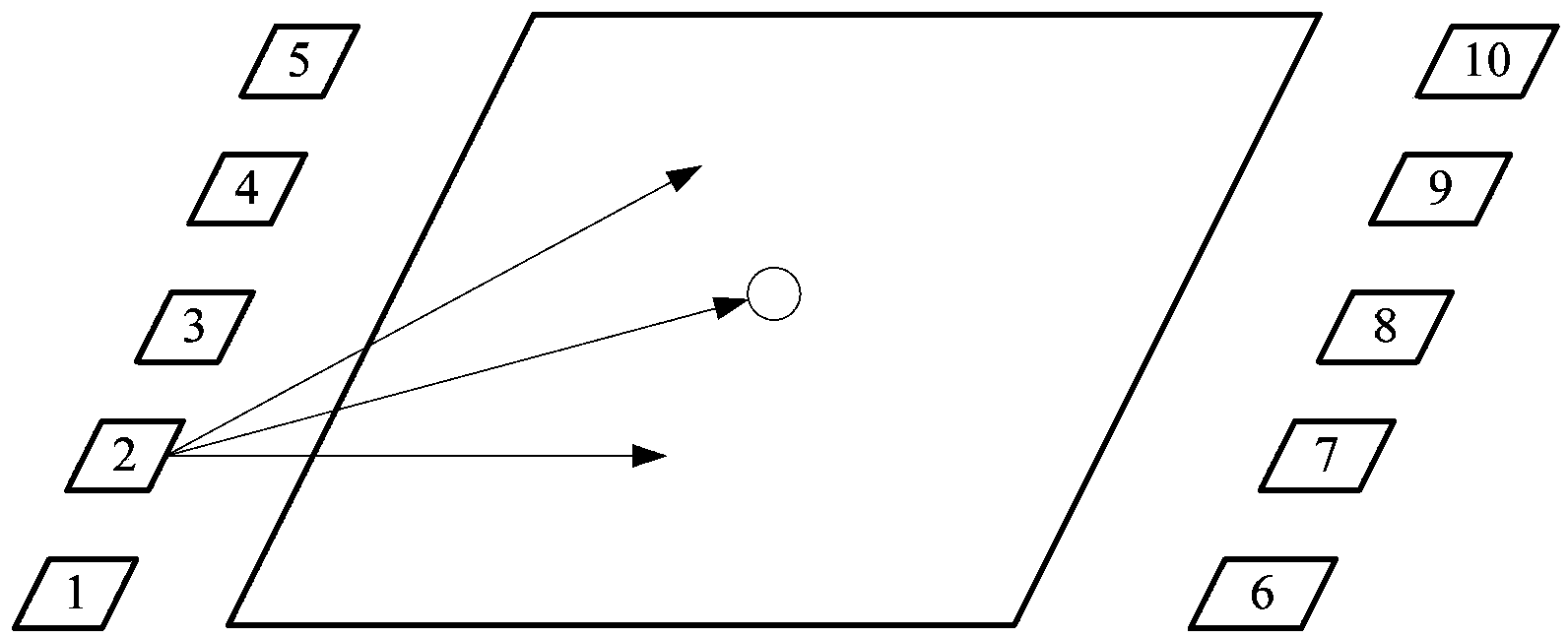 Electronic device with a function of double-side touch