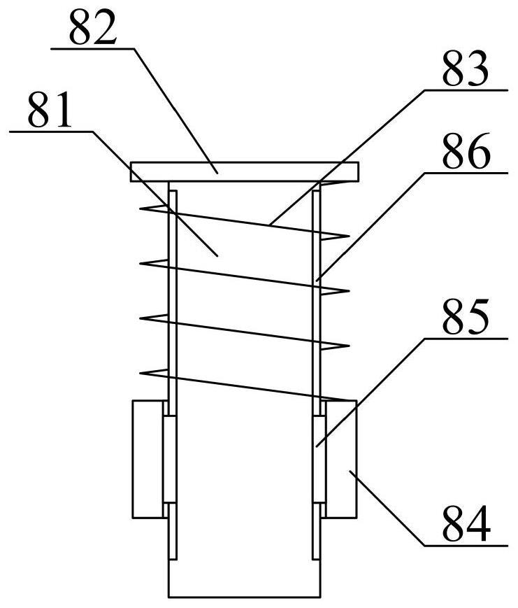 Financial accounting document punching device convenient to maintain