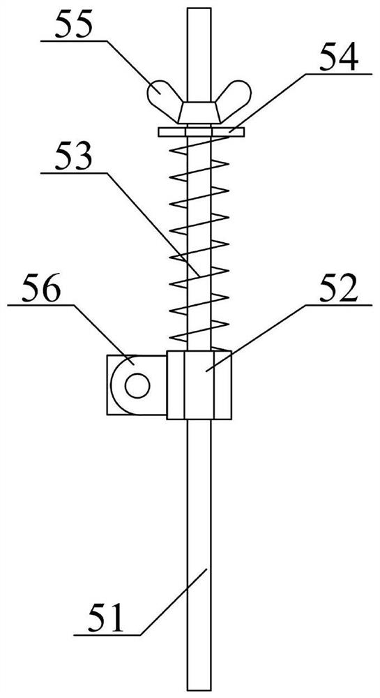 Financial accounting document punching device convenient to maintain