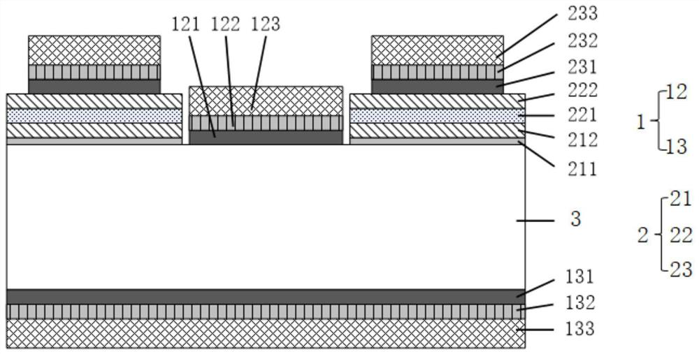 Microwave power amplifier chip carrier and preparation method thereof