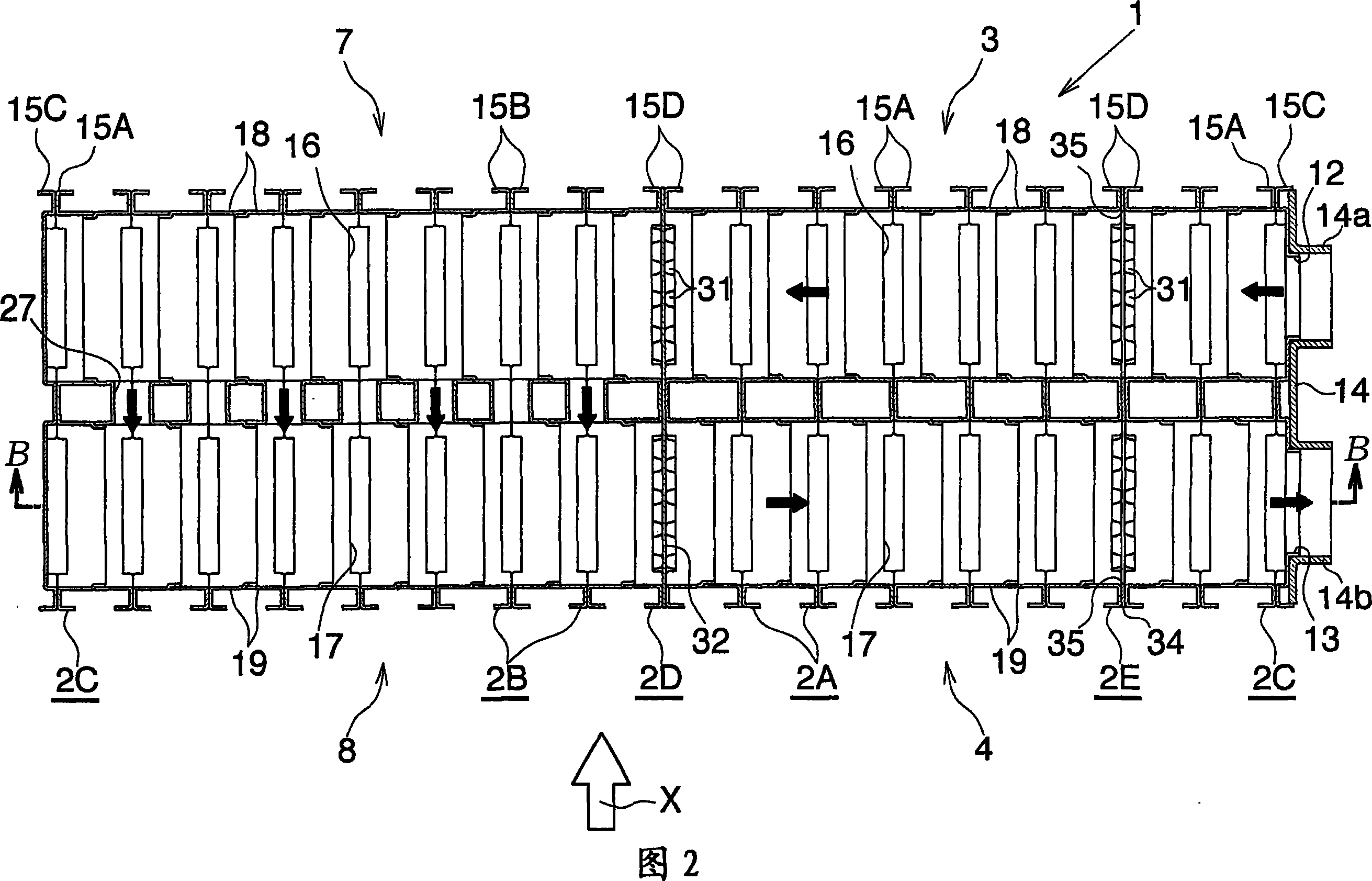 Laminated heat exchanger