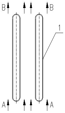 Heat exchange base tube for direct air-cooling condenser