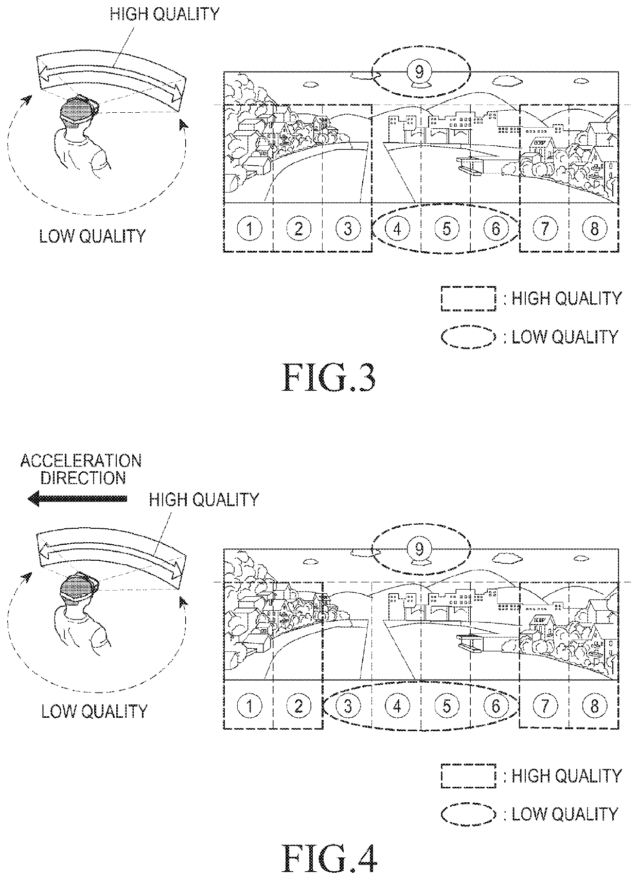 Method and apparatus for transmitting and receiving image data for virtual-reality streaming service