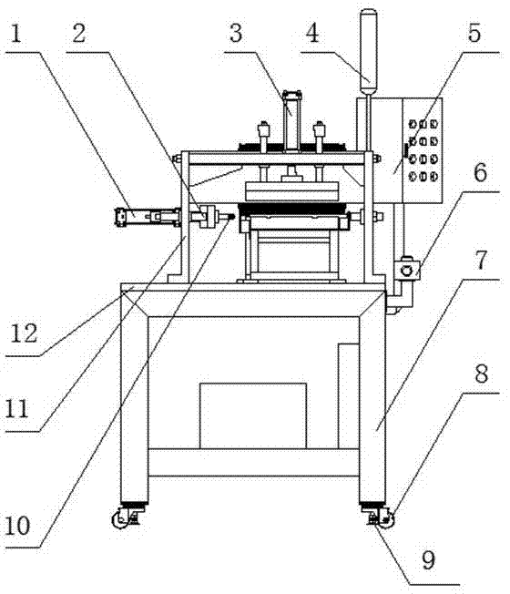 Rapid expanding machine for circular tube end