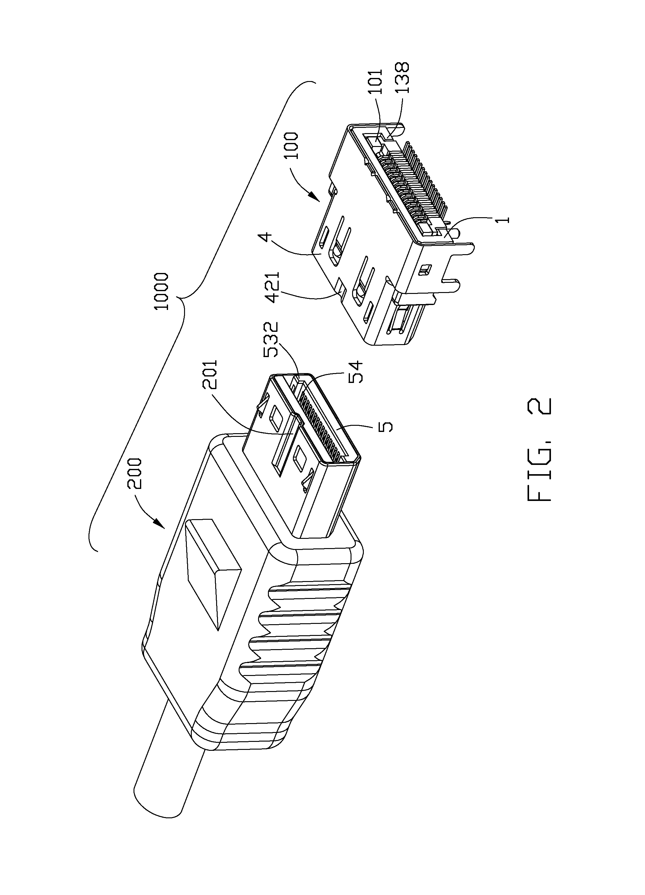 Electrical connector with improved mating member having Anti-mismating portion for preventing incorrect insertion