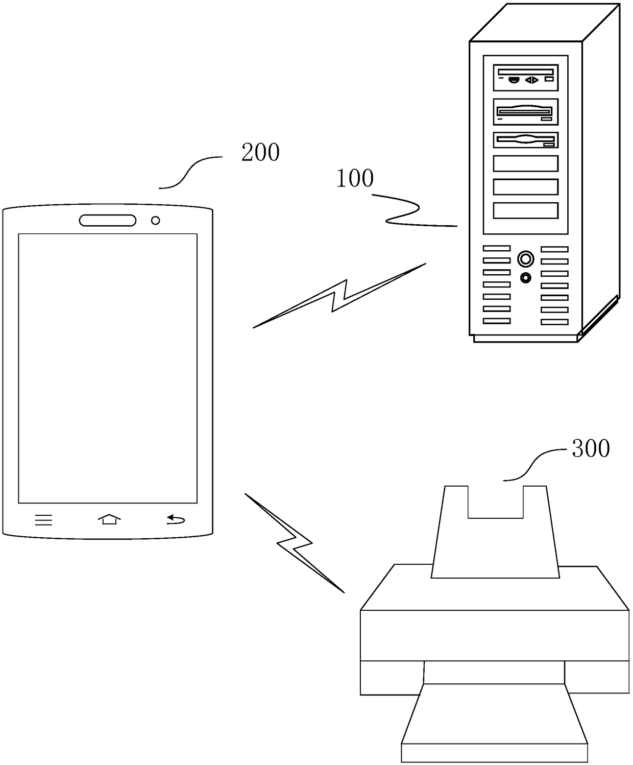 Video frame image printing method and device and computer readable storage medium