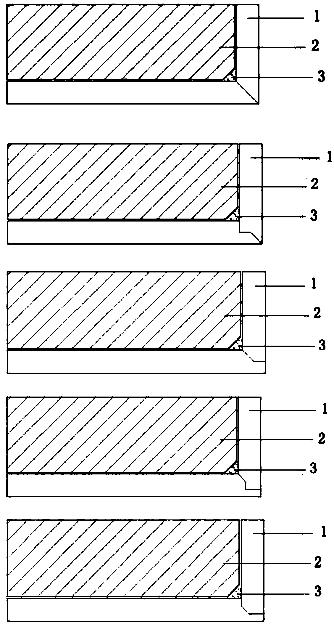 Special molding process of finished lacquered wood veneer, lacquer and preparation method