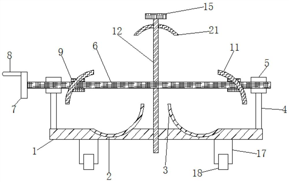 A barrel-shaped container handling device