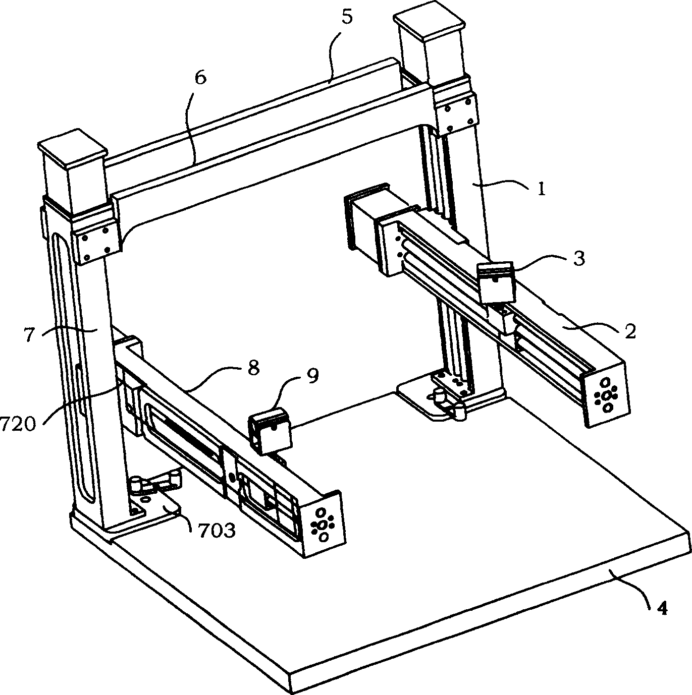 Modular orthopedic robot for auxiliary intra medullary nail far-end locking