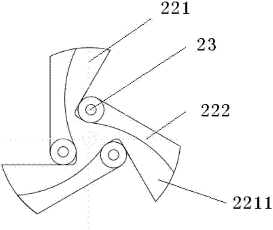 Sinking construction device of underground building