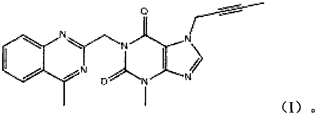 Linagliptin impurity, and preparation method and application thereof