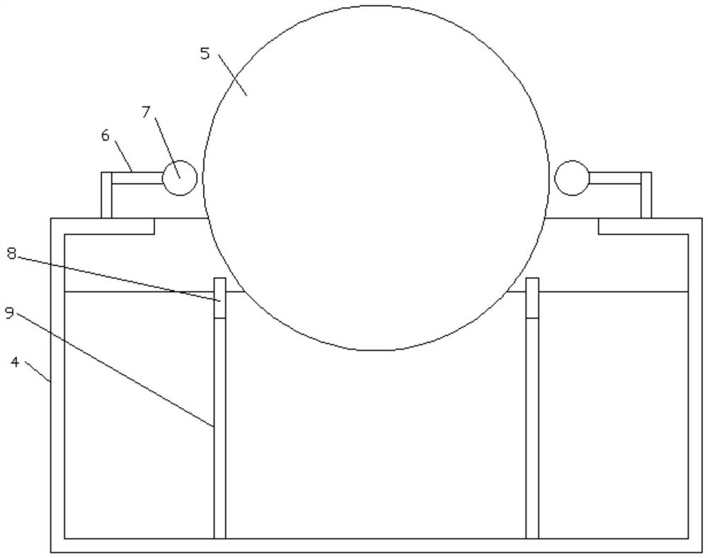 Battery pole piece coating device