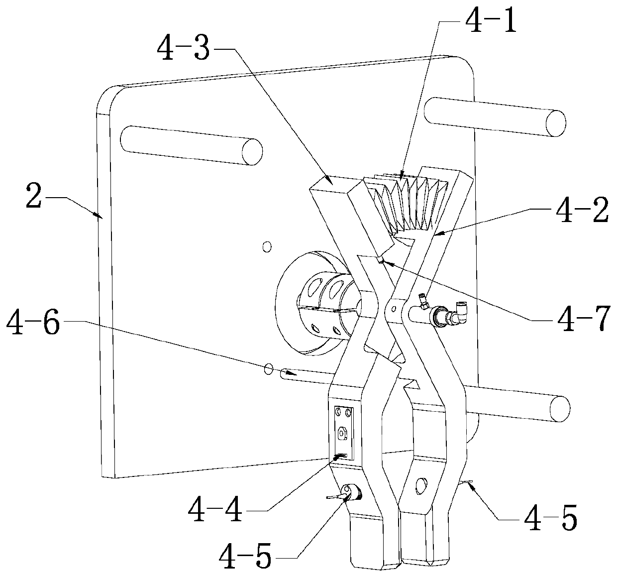 Tea single-bud picking manipulator based on soft body driving