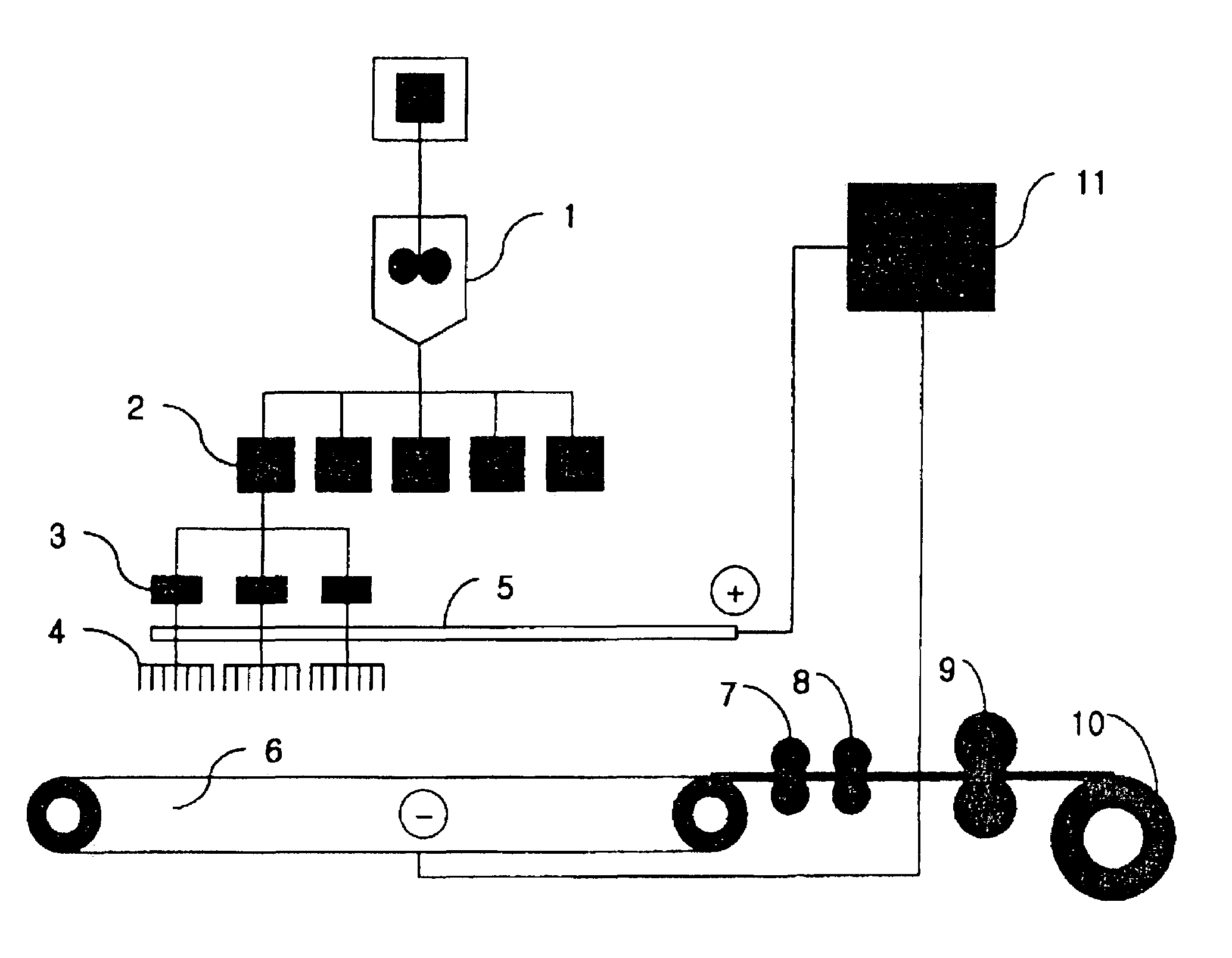 Electronic spinning apparatus