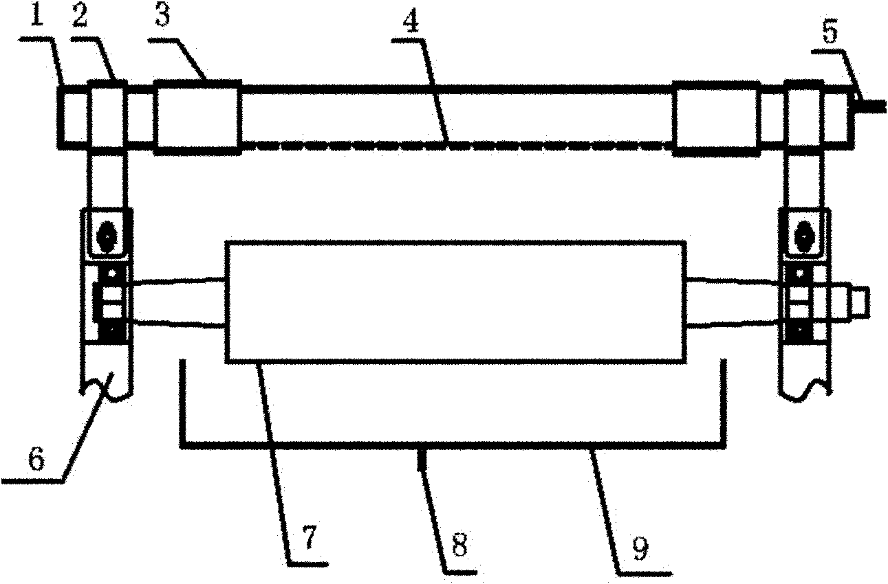 Ink jetting and supplying device of unit type intaglio press