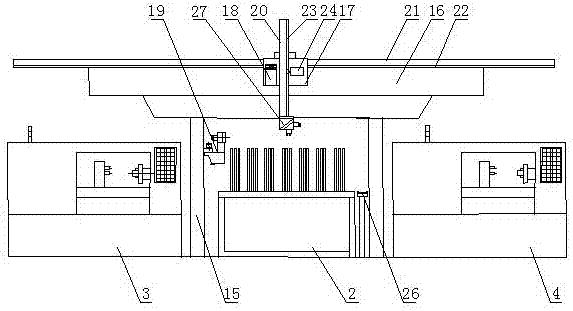 Automatic machining machine table for shell body of automobile suspension ball pin