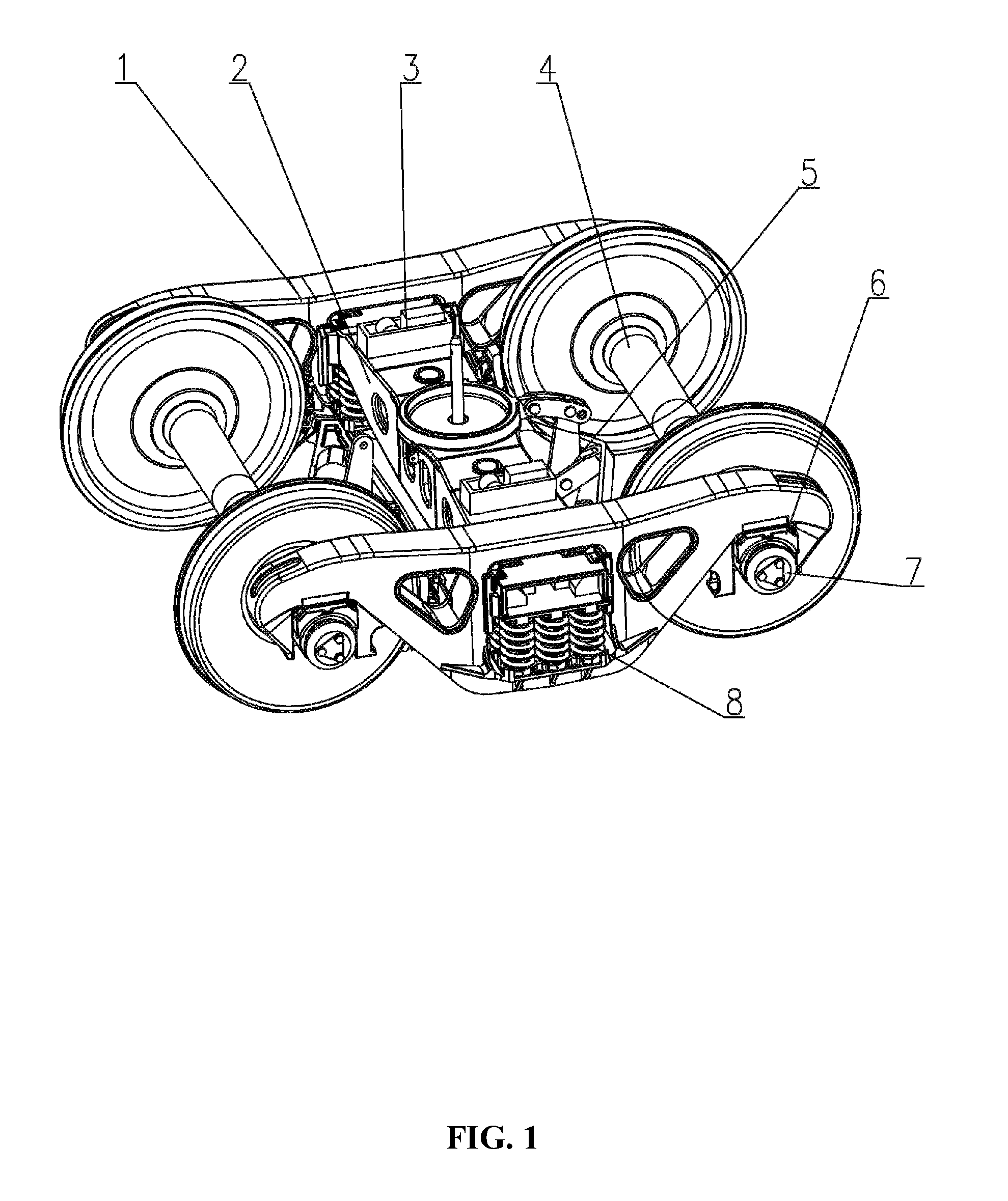 Railroad car wheel truck