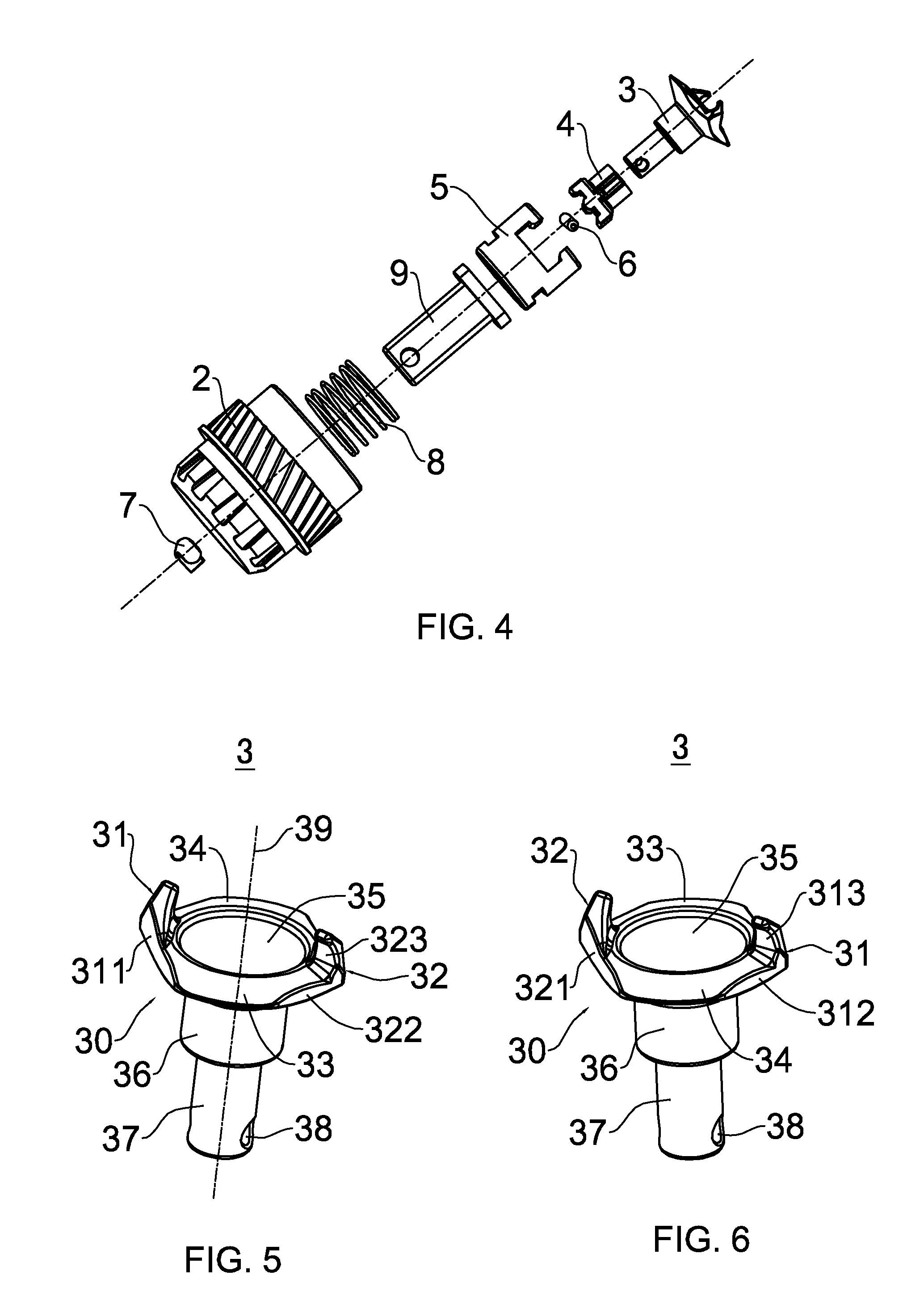 Driving component, photosensitive drum and process cartridge having the driving component