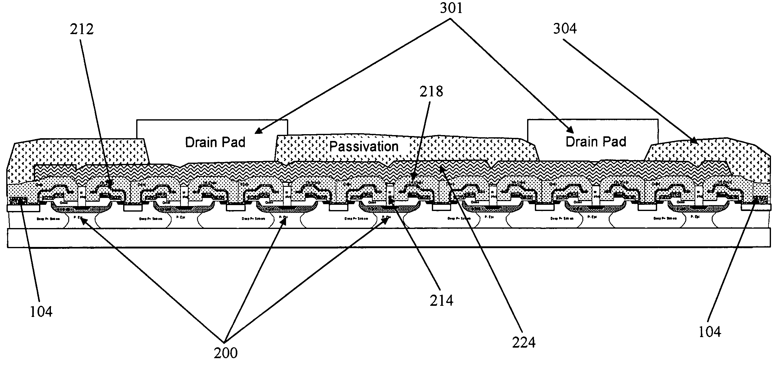 True CSP power MOSFET based on bottom-source LDMOS