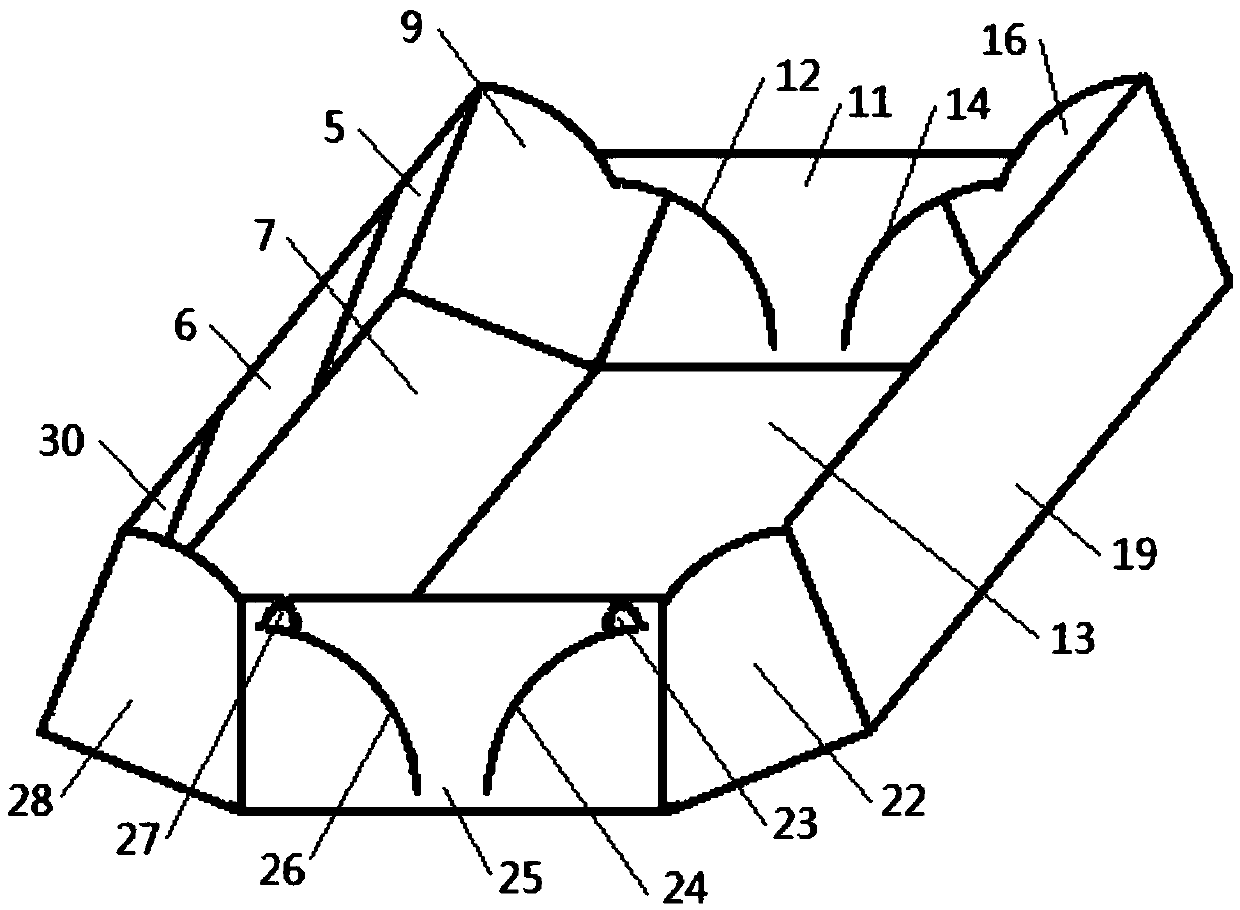 Packing box with liftable inner box body