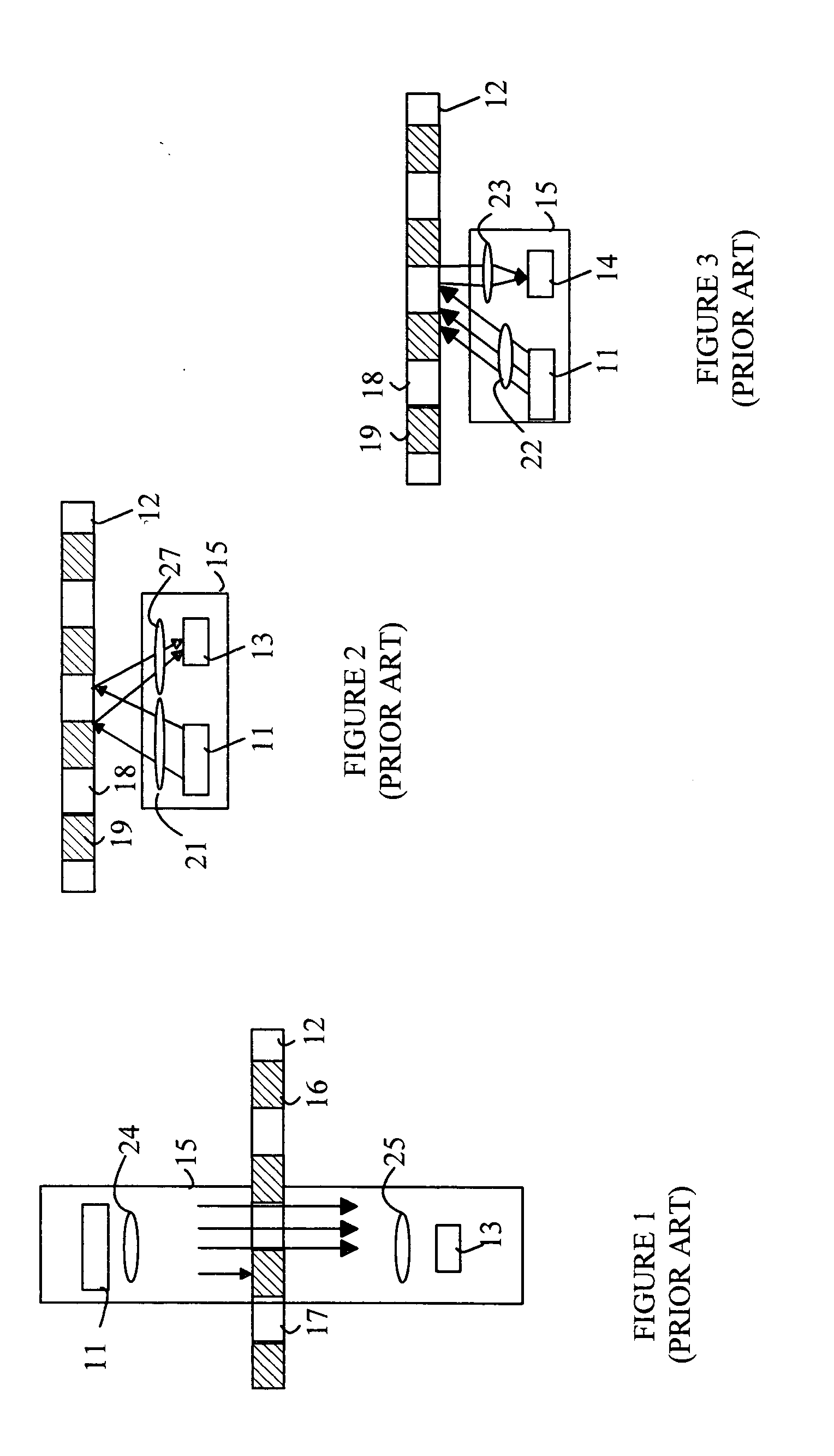 Reflective encoder with reduced background noise