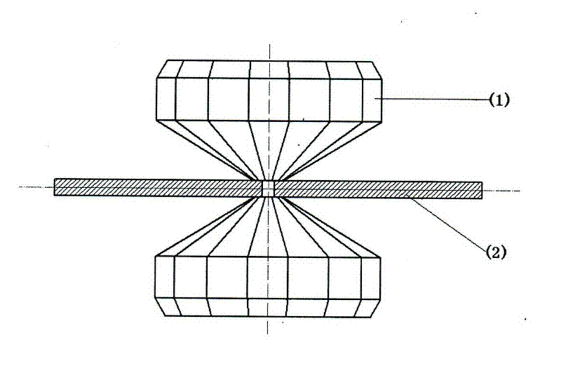 Diamond anvil cell zirconium-base amorphous alloy seal pad and preparation method thereof