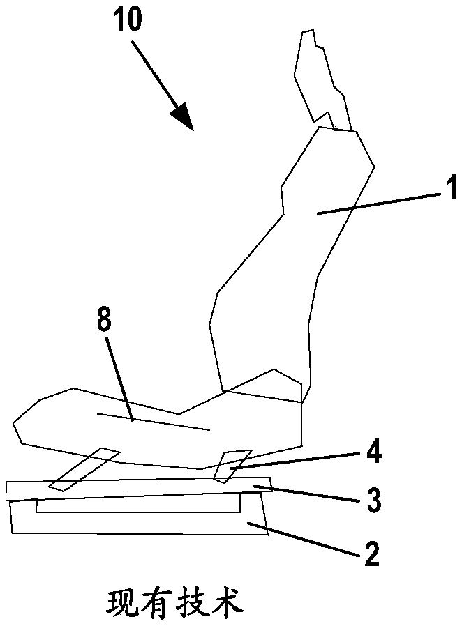 Active shock absorption vehicle seat and method for active shock absorption of vehicle seat