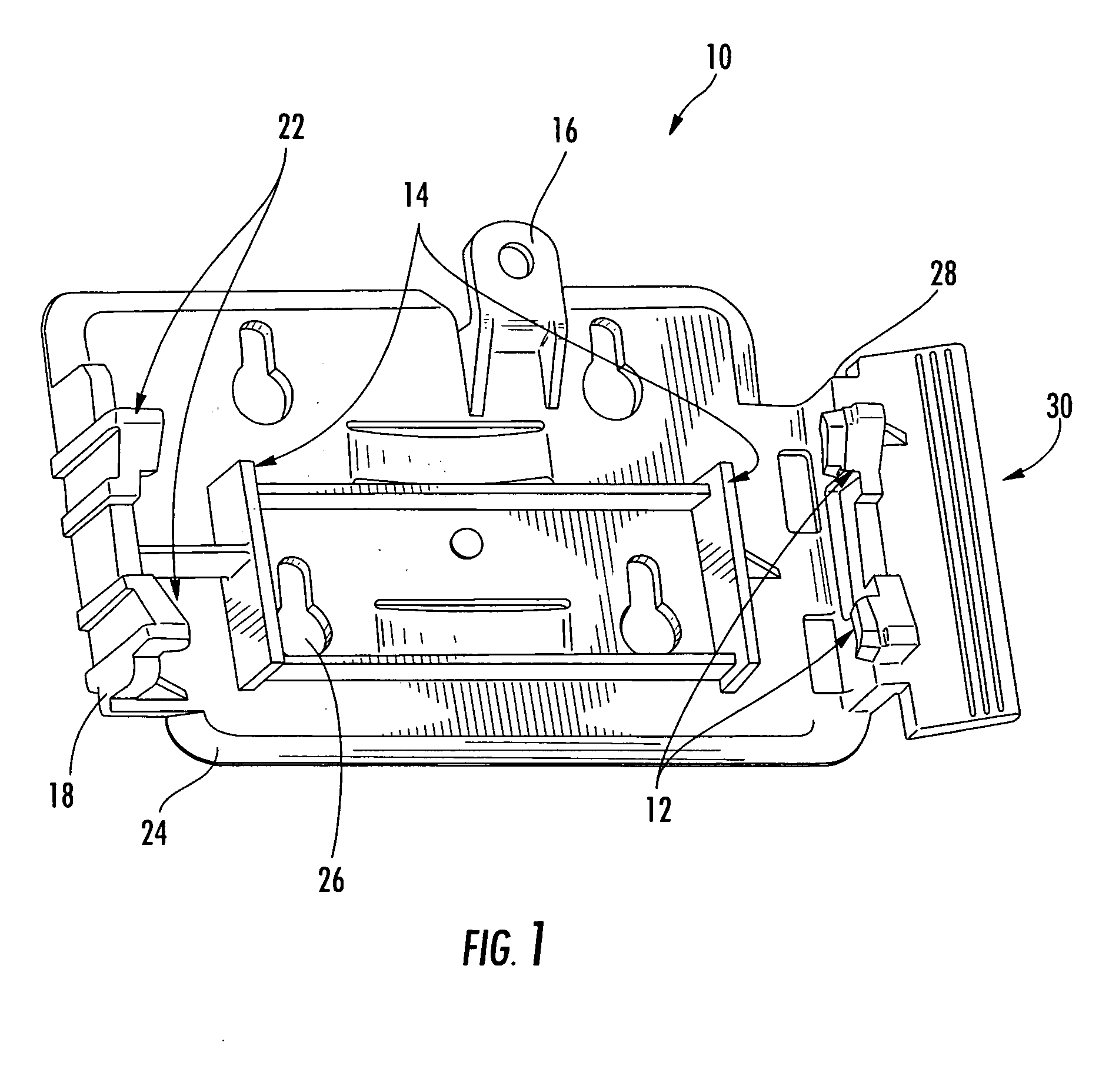 Mounting bracket for a pump