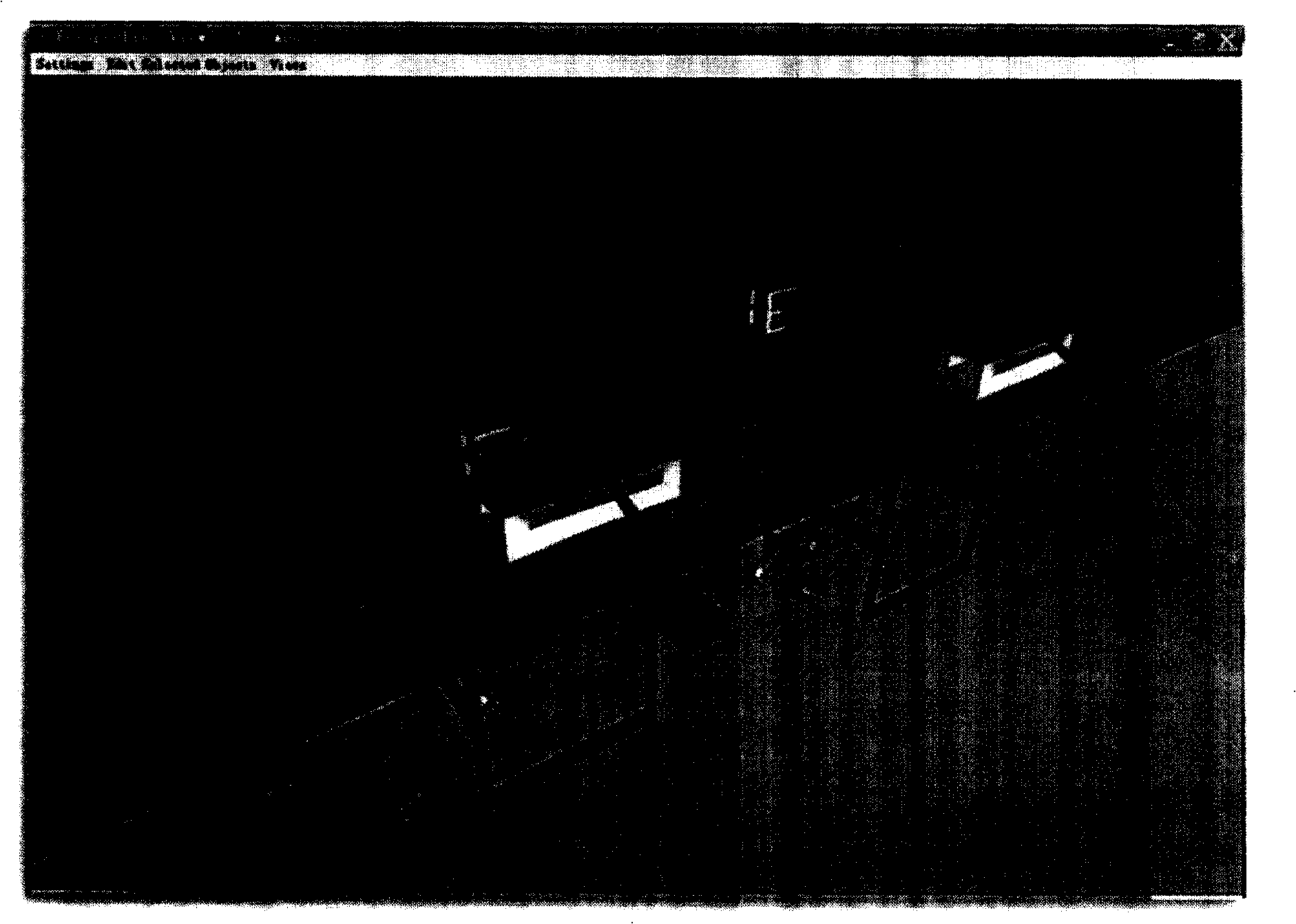 Unitization simulation platform of container pier