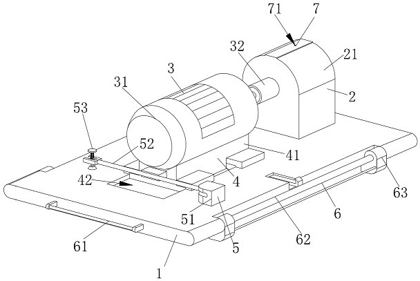 Motor capable of preventing gear from falling off