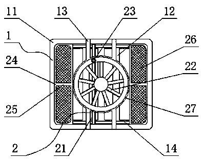 Anti-blocking water feeding device for recycling peeling wastewater of paper mill