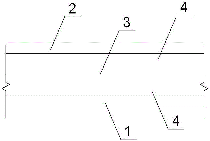 Fiber net-ultra high toughness cementitious compound material composite bridge deck structure and method