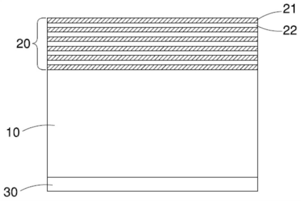 Infrared band-pass filtering structure and infrared band-pass filter using same