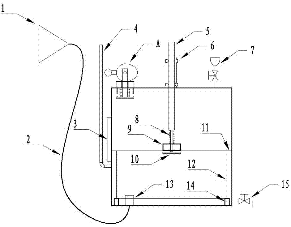 Glass cylinder vital capacity and vital power resisting test instrument