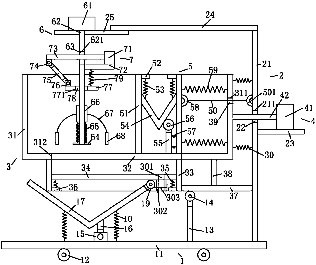 Stirring apparatus for physical experiment