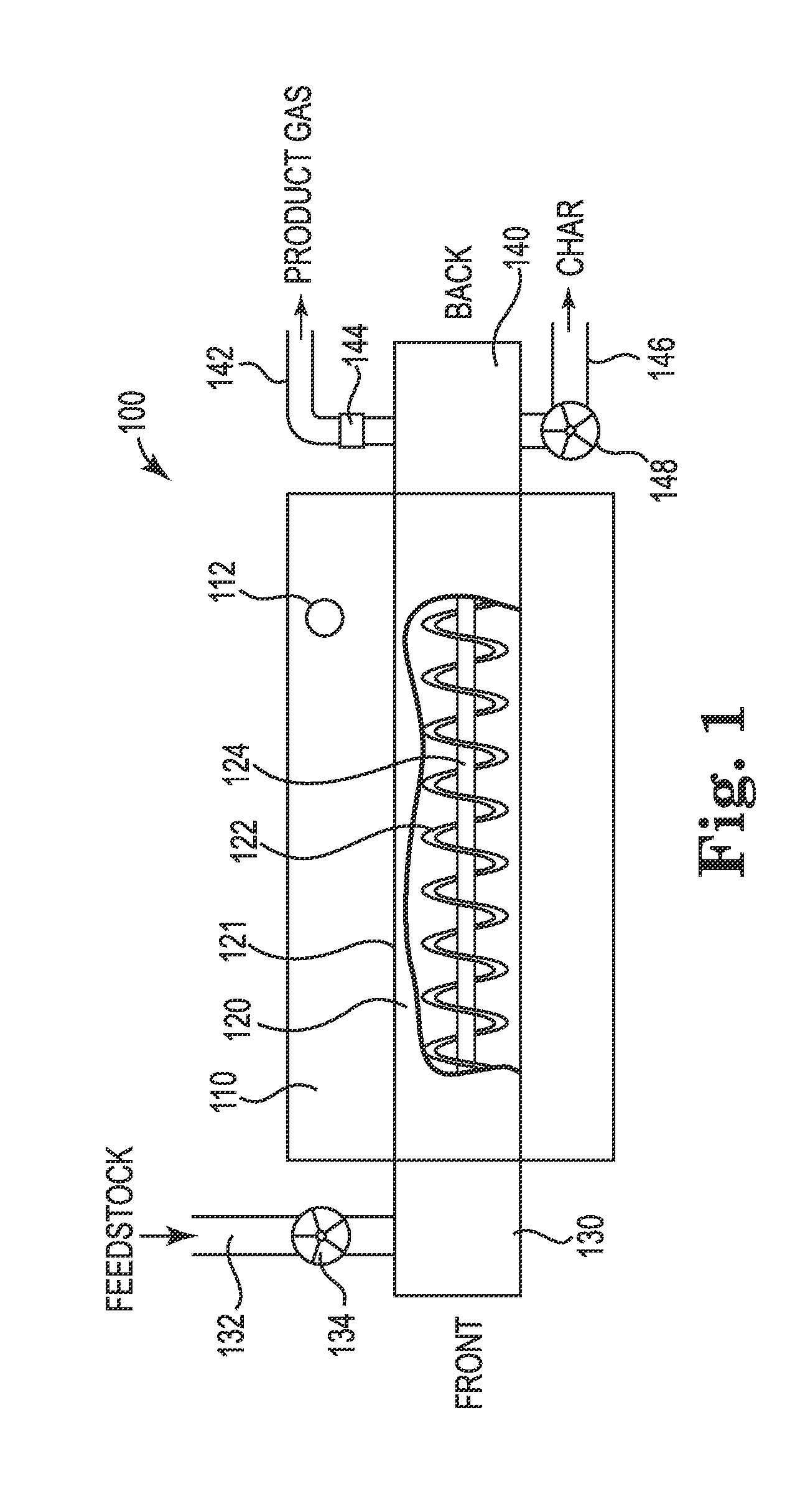 System and Method Using a Horizontal Sublimation Chamber for Production of Fuel From a Carbon-Containing Feedstock