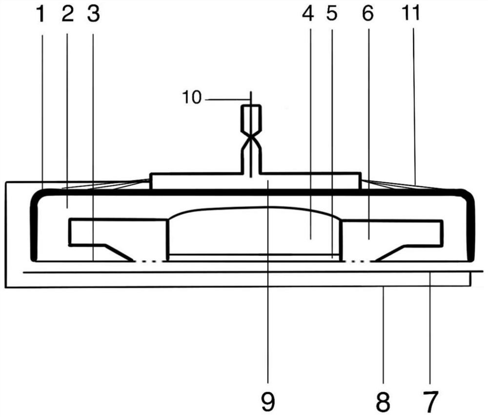 Endoscopic treatment gastric ulcer dressing device