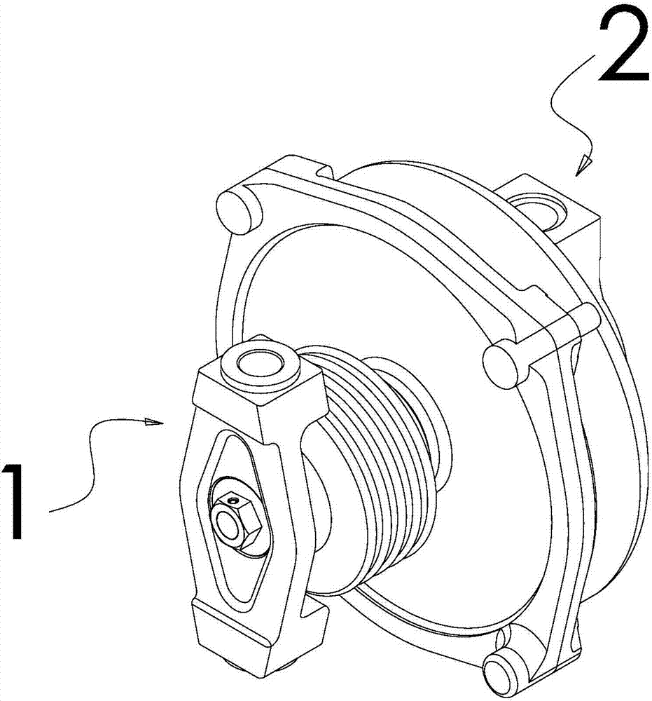 Pneumatic brake cylinder, air brake device and gap adjustment recognizing method