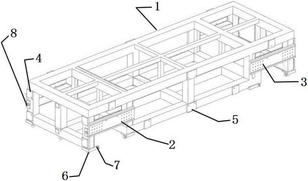 General frame system for automobile exterior verification model