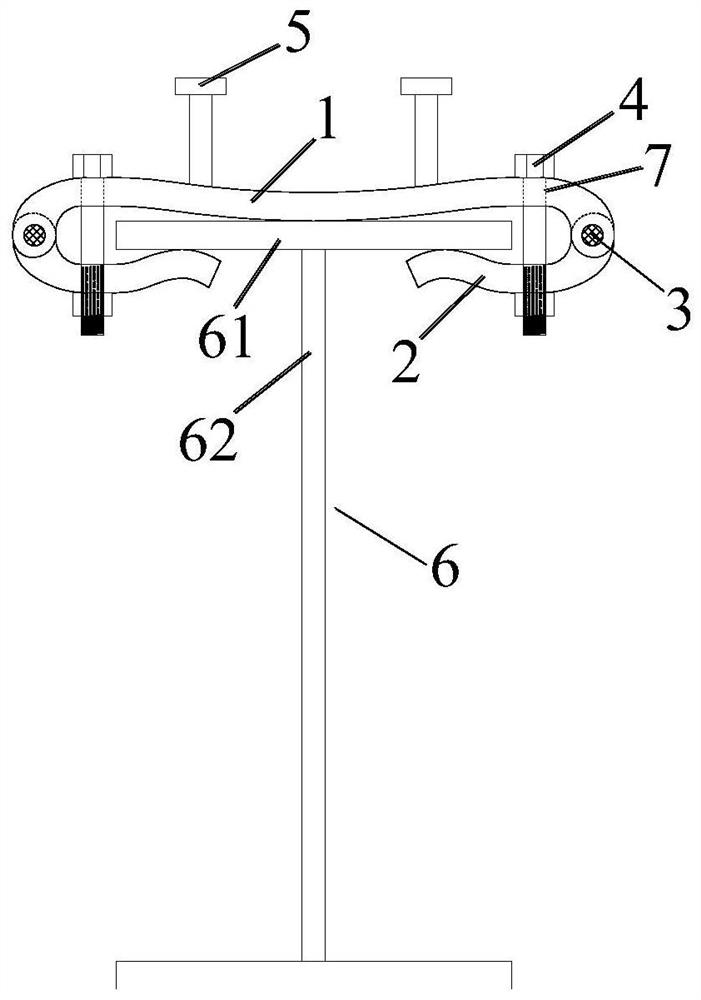 Steel-concrete composite structure shear connector, construction method and shear composite structure