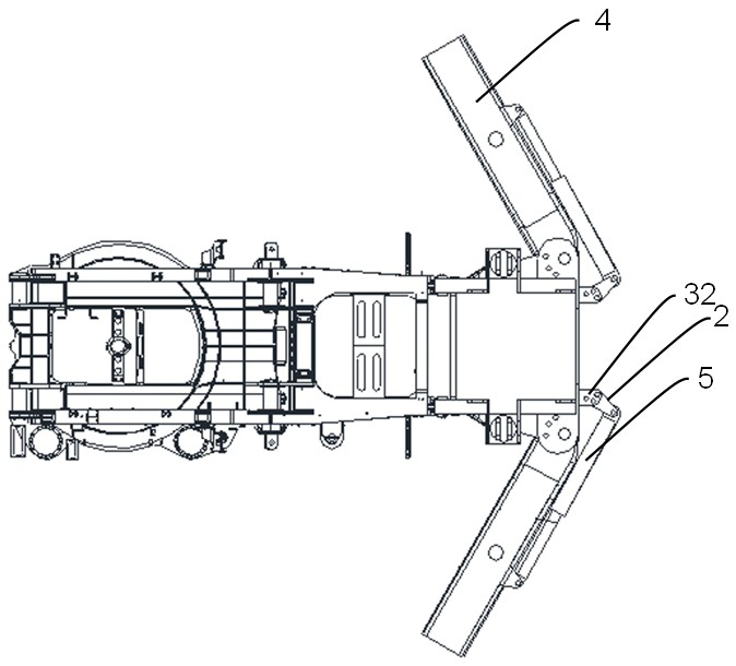 Balancing weight mechanism of engineering machinery, engineering machinery and shifting method of balancing weight mechanism