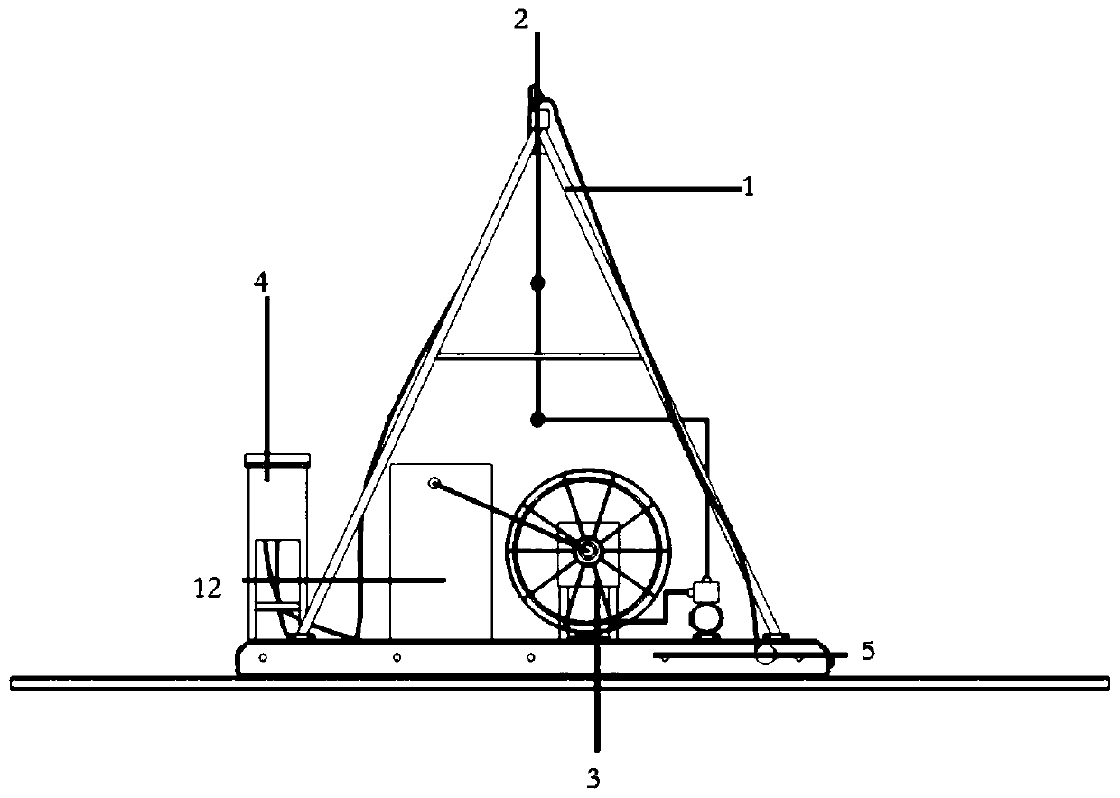 Self-propelled door-shaped automatic spraying maintenance device