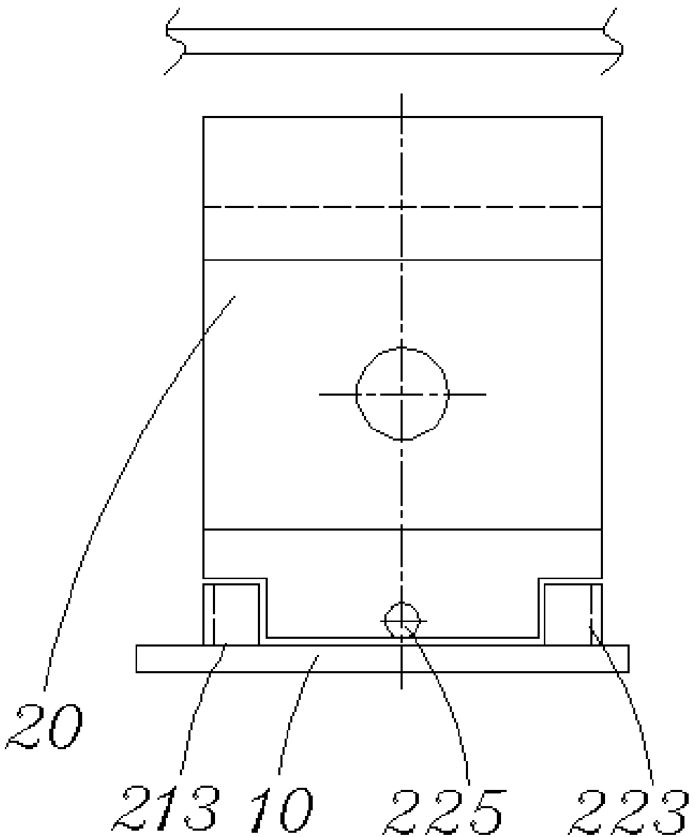 Cylindrical battery connecting base