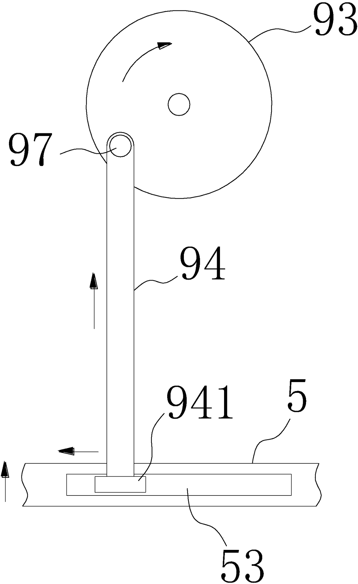 Viscous chemical material high efficiency stirring mixing device